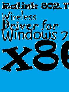 wireless 802.11n driver windows 7