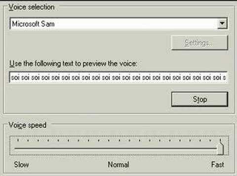 text to voice microsoft sam online